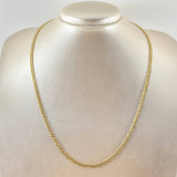 Cadena Cubana 3.75gr / 19 3/4 in / 3.3mm Oro Amarillo +1 18K *