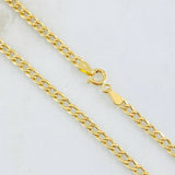 Cadena Cubana 3.75gr / 19 3/4 in / 3.3mm Oro Amarillo +1 18K *