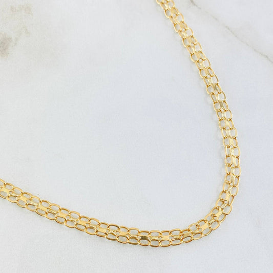 Cadena China 11.3gr / 21 3/4 in / Oro Amarillo +1 18K *