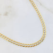Cuban Links 18.15gr / 25 1/2 in / Two Tone Yellow White 18K +3 *