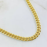 Cadena Cubana 19gr / 25 1/2 in / Oro Amarillo 14K Italy ©