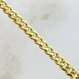 Cadena Cubana 19gr / 25 1/2 in / Oro Amarillo 14K Italy ©