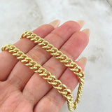 Cadena Cubano 17.7gr / 23 1/2 in / Oro Amarillo 14K Italy *