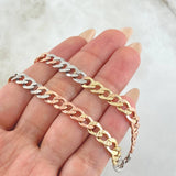 Cadena Cubana 20gr / 23 1/2 in / Tres Oros 14K Italy
