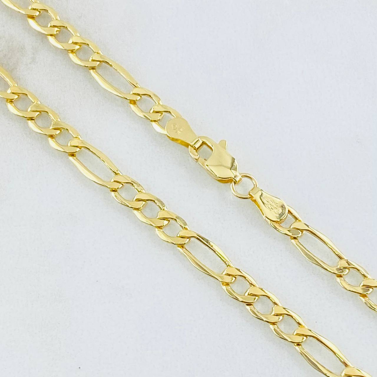 Cadena Figaro 6.5gr / 23 1/2 in / Oro Amarillo 14K Italy ©