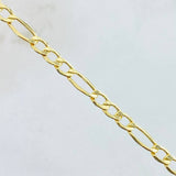 Cadena Figaro 6.5gr / 23 1/2 in / Oro Amarillo 14K Italy ©