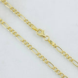 Cadena Figaro 2.75gr / 23 1/2 in / Oro Amarillo 14K Italy