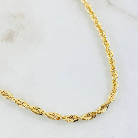 Cadena Lazo 6.3gr / 19 3/4 in / Oro Amarillo 14K Italy