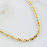 Rope Chain 9.15gr / 27 1/2 in / 14K Gold Italy *