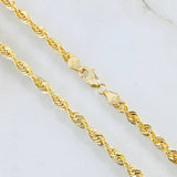 Rope Chain 9.15gr / 27 1/2 in / 14K Gold Italy *