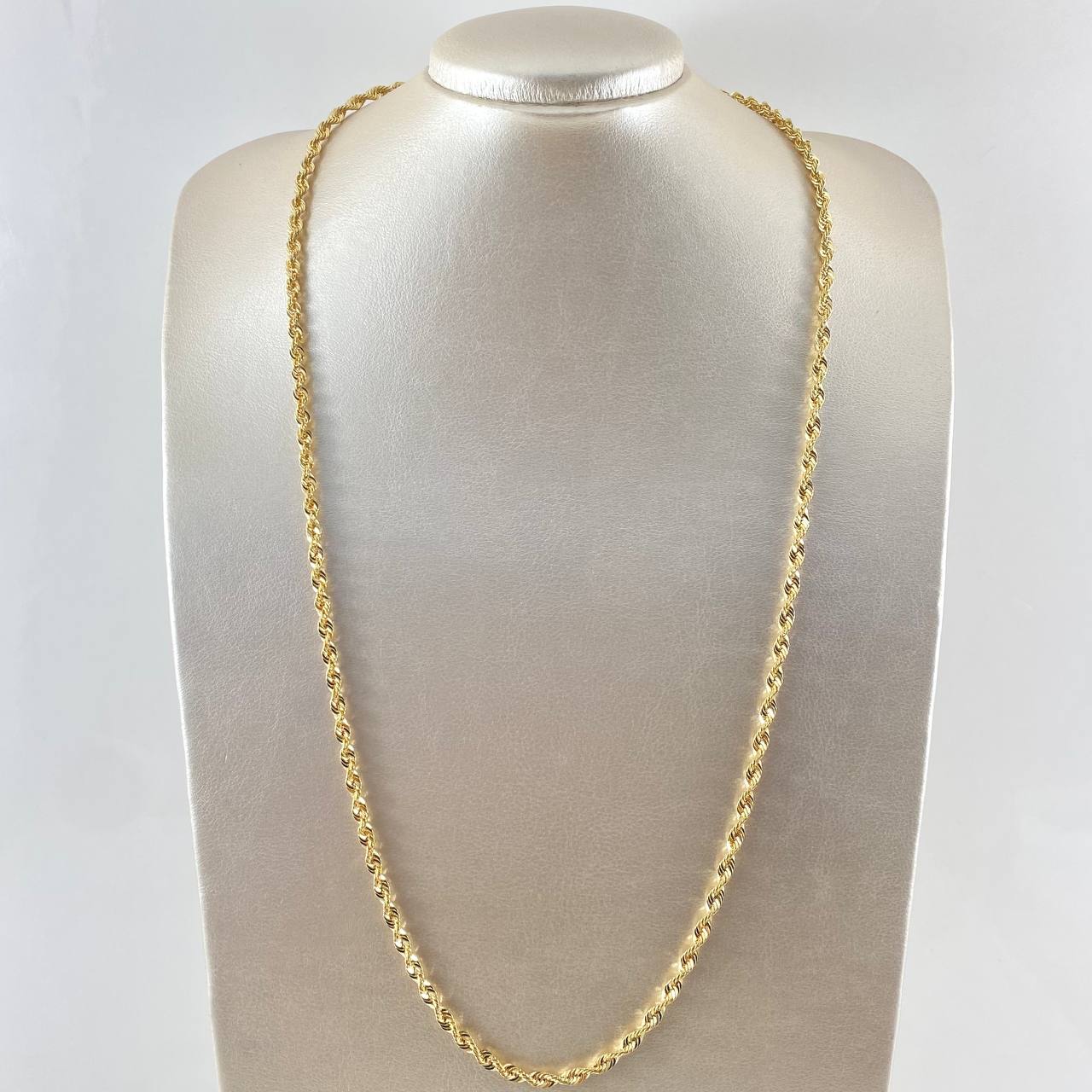 Rope Chain 9.15gr / 27 1/2 in / 14K Gold Italy *
