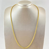 Cadena Franco 7.5gr / 23 1/2 in / Oro Amarillo 14K Italy