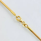 Reticulated Chain 5.6gr / 17 3/4 in Yellow Gold +4