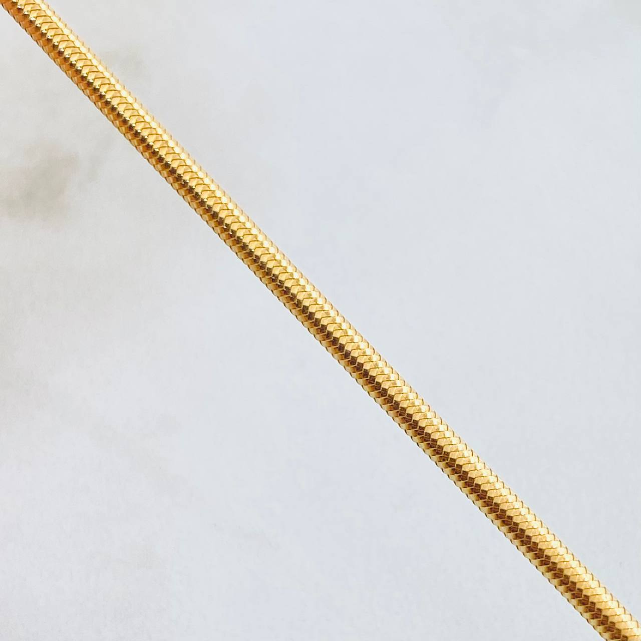 Reticulated Chain 5.6gr / 17 3/4 in Yellow Gold +4