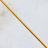 Reticulated Chain 5.6gr / 17 3/4 in Yellow Gold +4