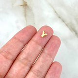Charm Letter Y 0.25gr / 6mm / Yellow Gold Drum