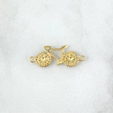 Charm Bicycle 1gr / 2.3cm / White Zircons Yellow Gold
