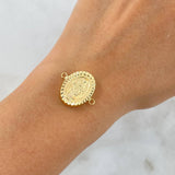 Charm Virgen Milagrosa 1.55gr / 2.2cm / Stamped Yellow Gold ©
