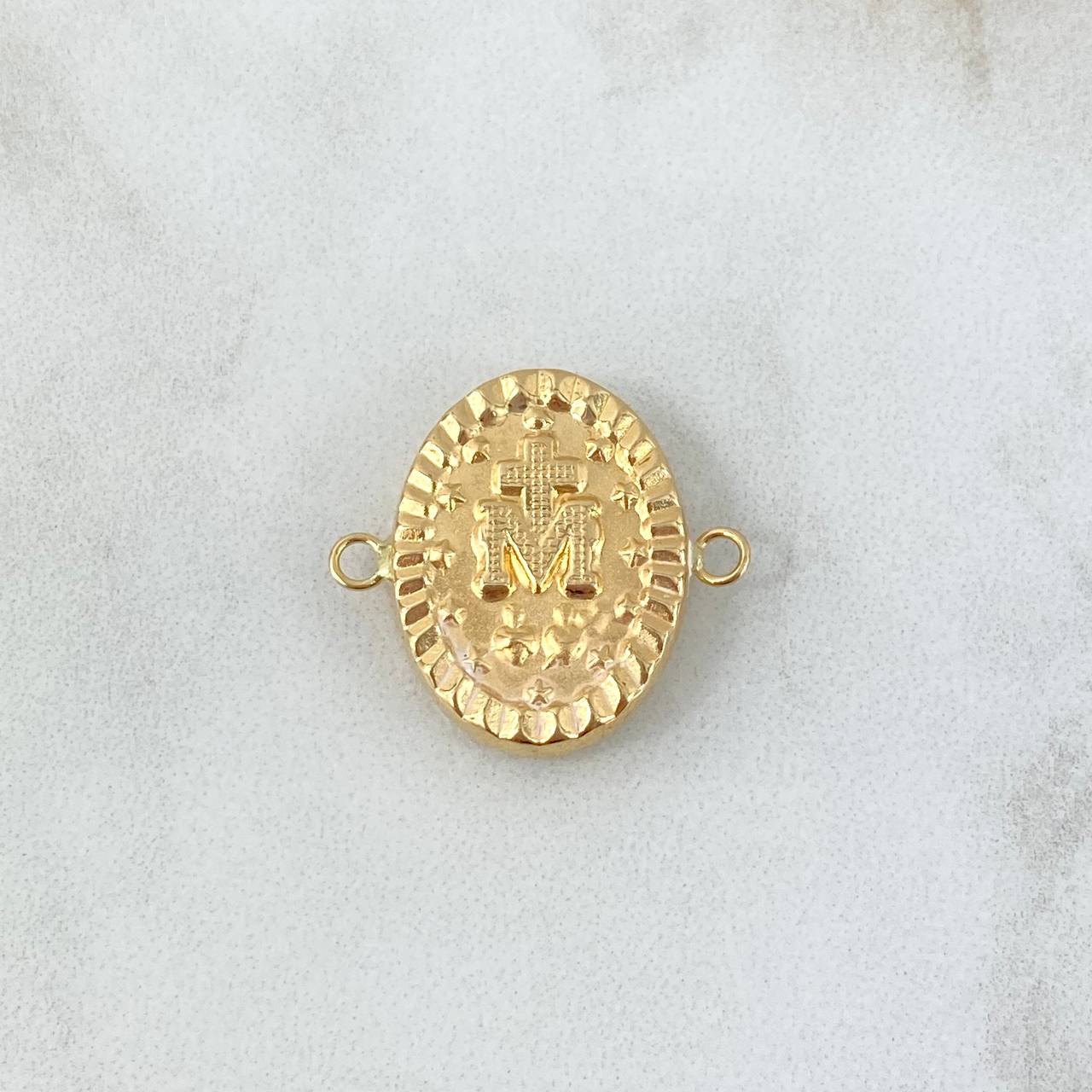 Charm Virgen Milagrosa 1.55gr / 2.2cm / Stamped Yellow Gold ©