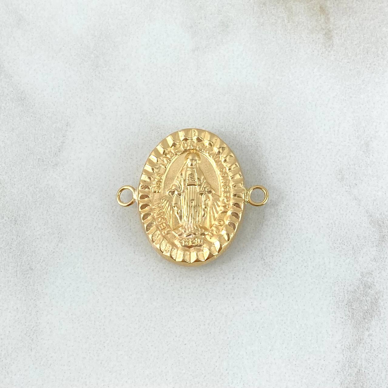 Charm Virgen Milagrosa 1.55gr / 2.2cm / Stamped Yellow Gold ©