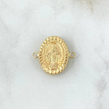 Charm Virgen Milagrosa 1.55gr / 2.2cm / Stamped Yellow Gold ©