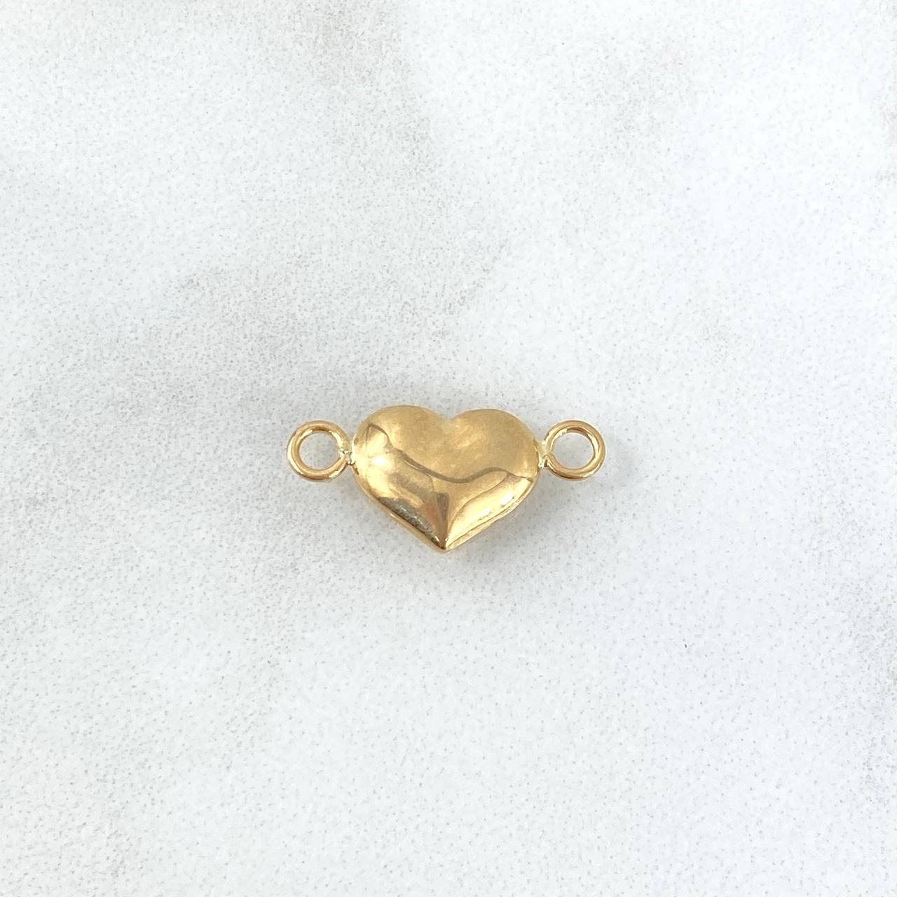 Herraje Corazón 0.5gr / 3/4 in / Oro Amarillo 18K ©