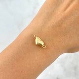 Herraje Corazón 0.5gr / 3/4 in / Oro Amarillo 18K ©