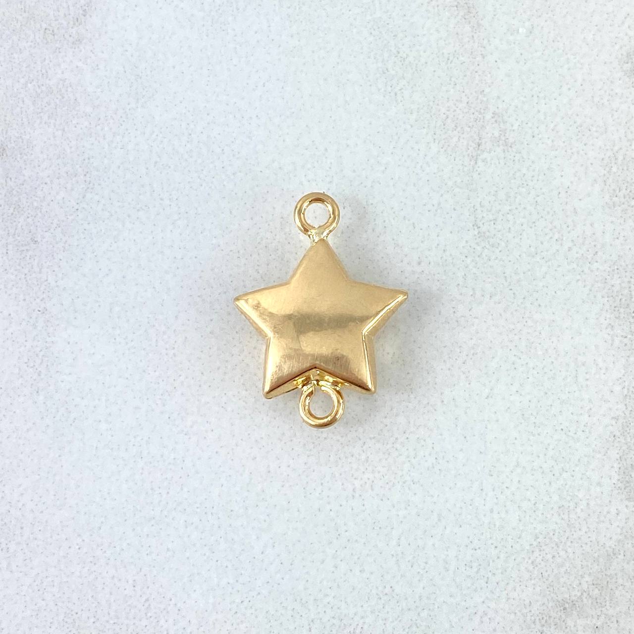 Charm Star 0.6gr / 1.7cm / Yellow Gold Stamped ©
