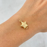 Charm Star 0.6gr / 1.7cm / Yellow Gold Stamped ©