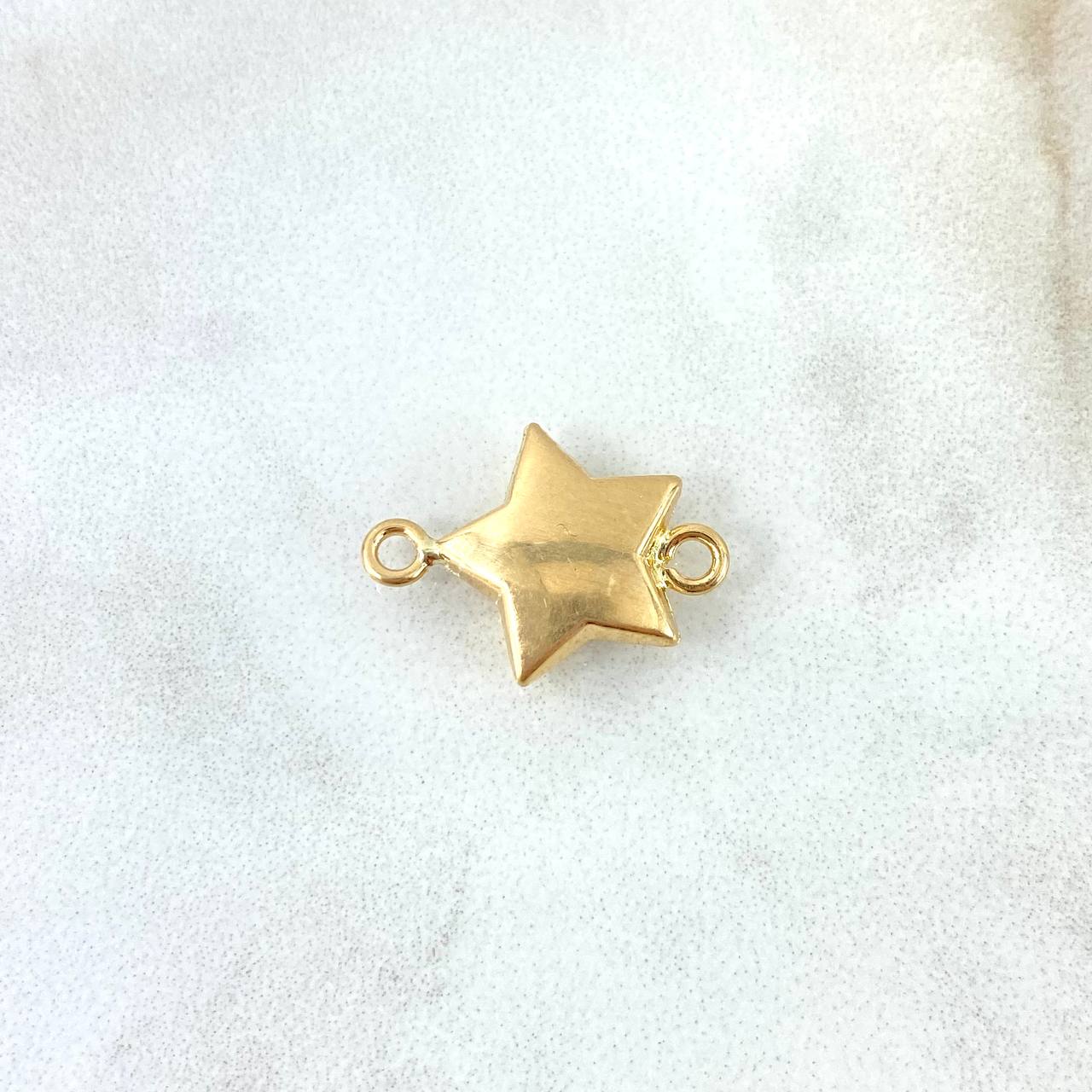 Charm Star 0.6gr / 1.7cm / Yellow Gold Stamped ©