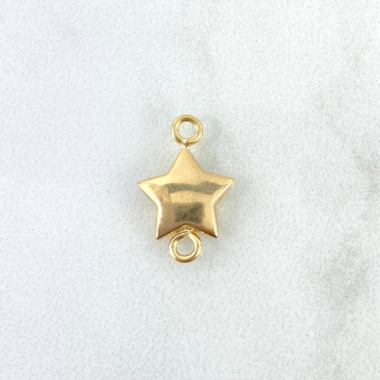 Charm Star 0.45gr / 1.5cm / Yellow Gold Stamped ©