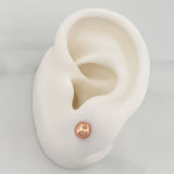 Stud Earrings Medium Bead 0.65 g / in / 5 mm 18K Rose Gold