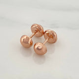 Topos Media Bola 0.6 g / in / 5 mm Oro Rosa 18K