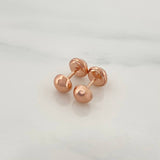 Topos Media Bola 0.5 g / in / 4 mm Oro Rosa 18K