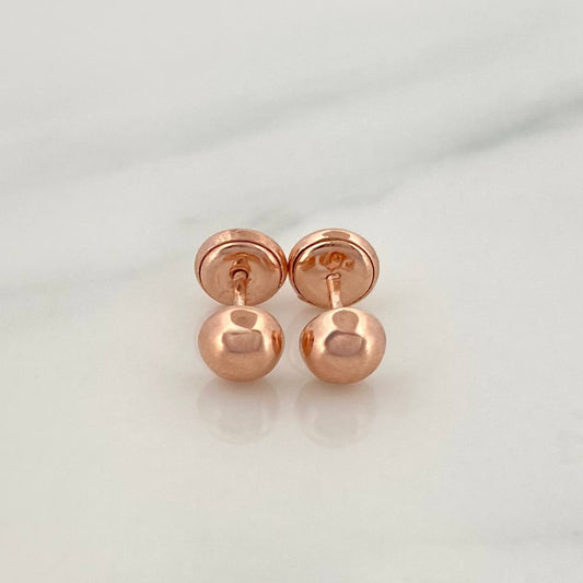 Topos Media Bola 0.65 g / in / 5 mm Oro Rosa 18K