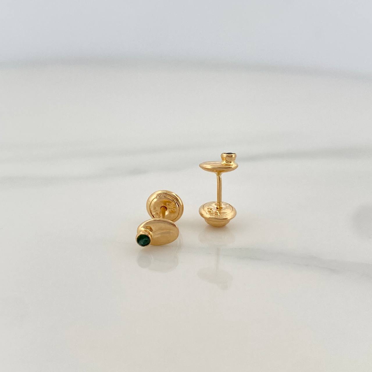 Topos Granos de Café 0.6gr / 2.8mm Oro Amarillo 18K &