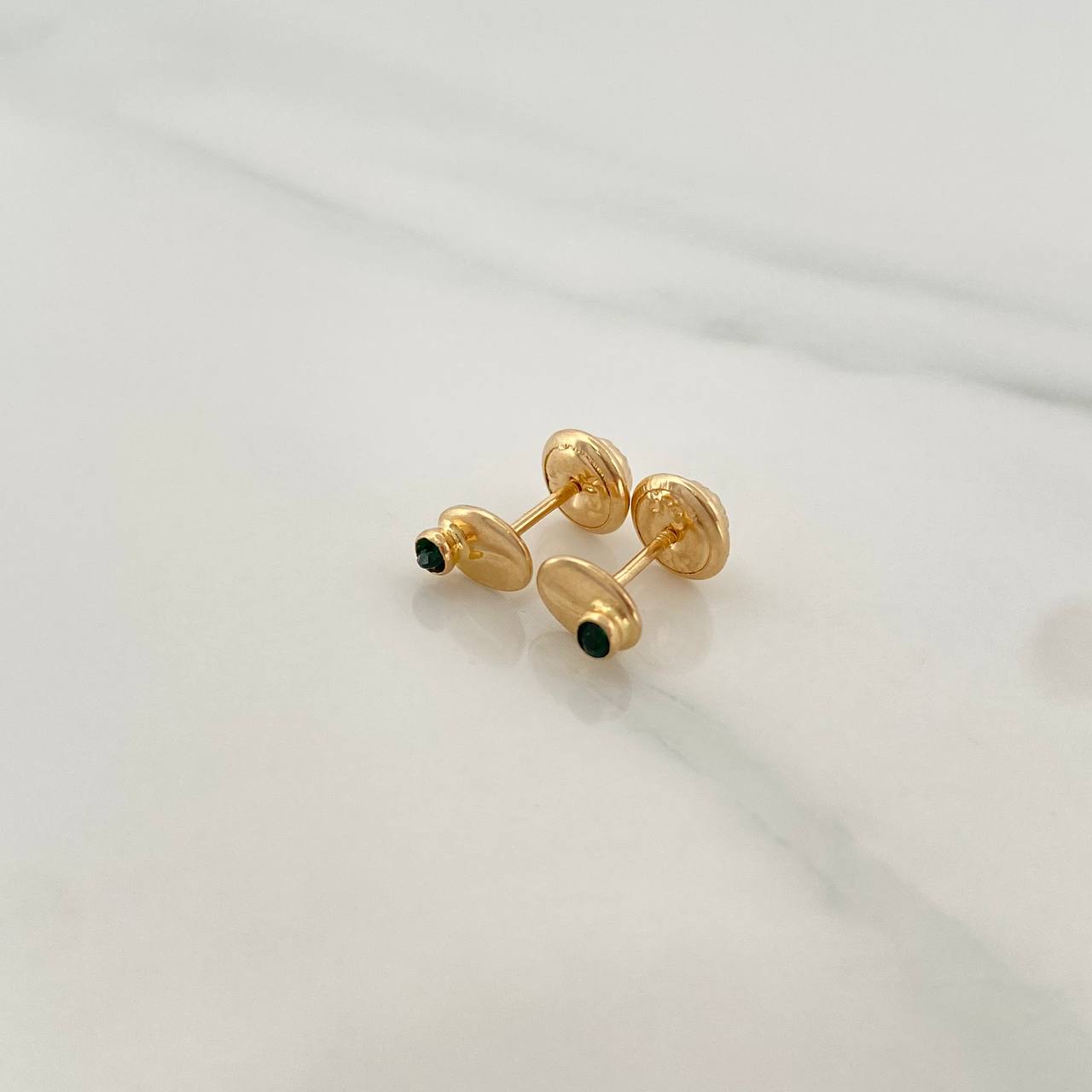 Topos Granos de Café 0.6gr / 2.8mm Oro Amarillo 18K &