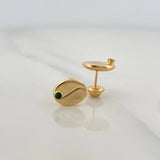 Topos Granos de Café 0.9gr / 3mm Oro Amarillo 18K &