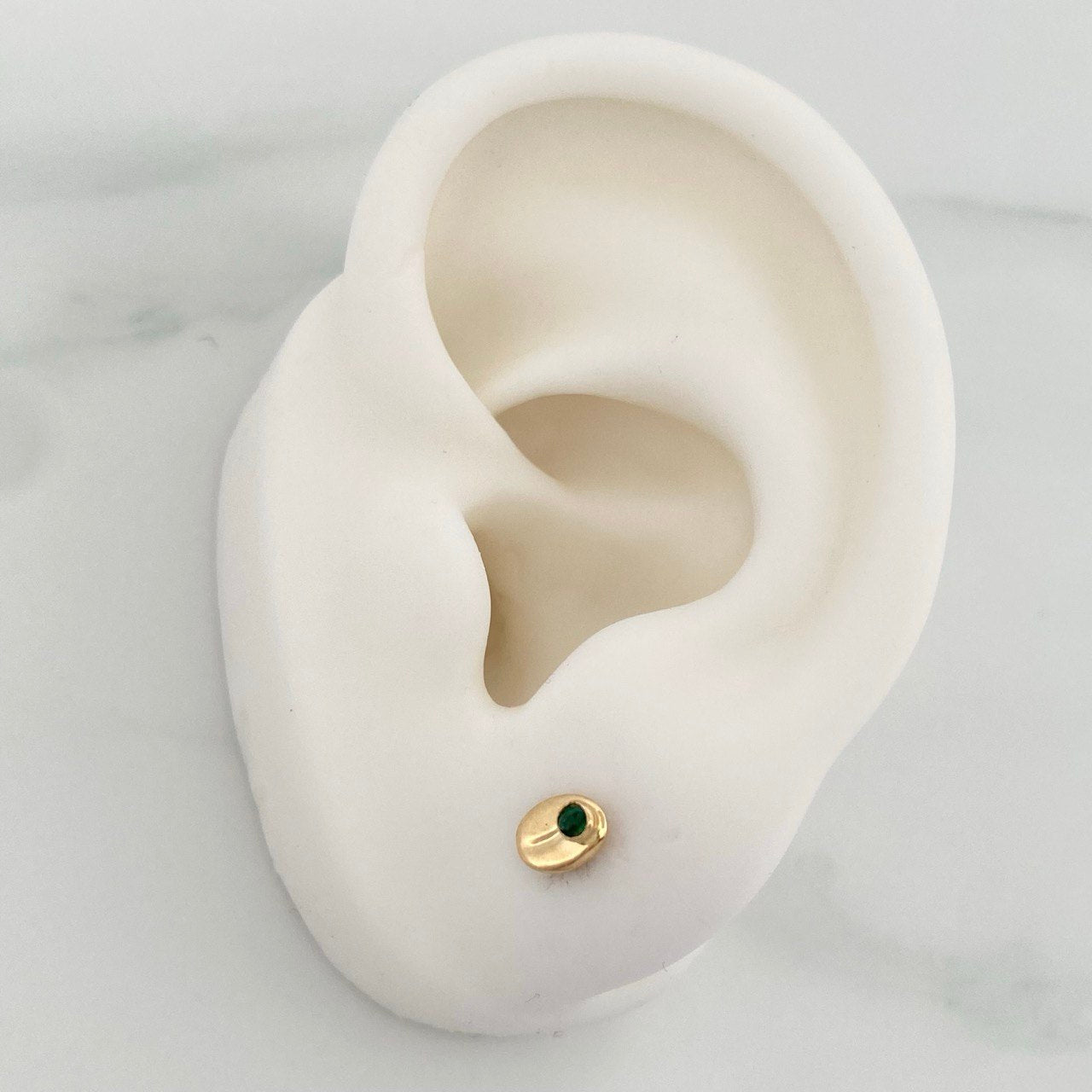 Topos Granos de Café 0.6gr / 2.8mm Oro Amarillo 18K &