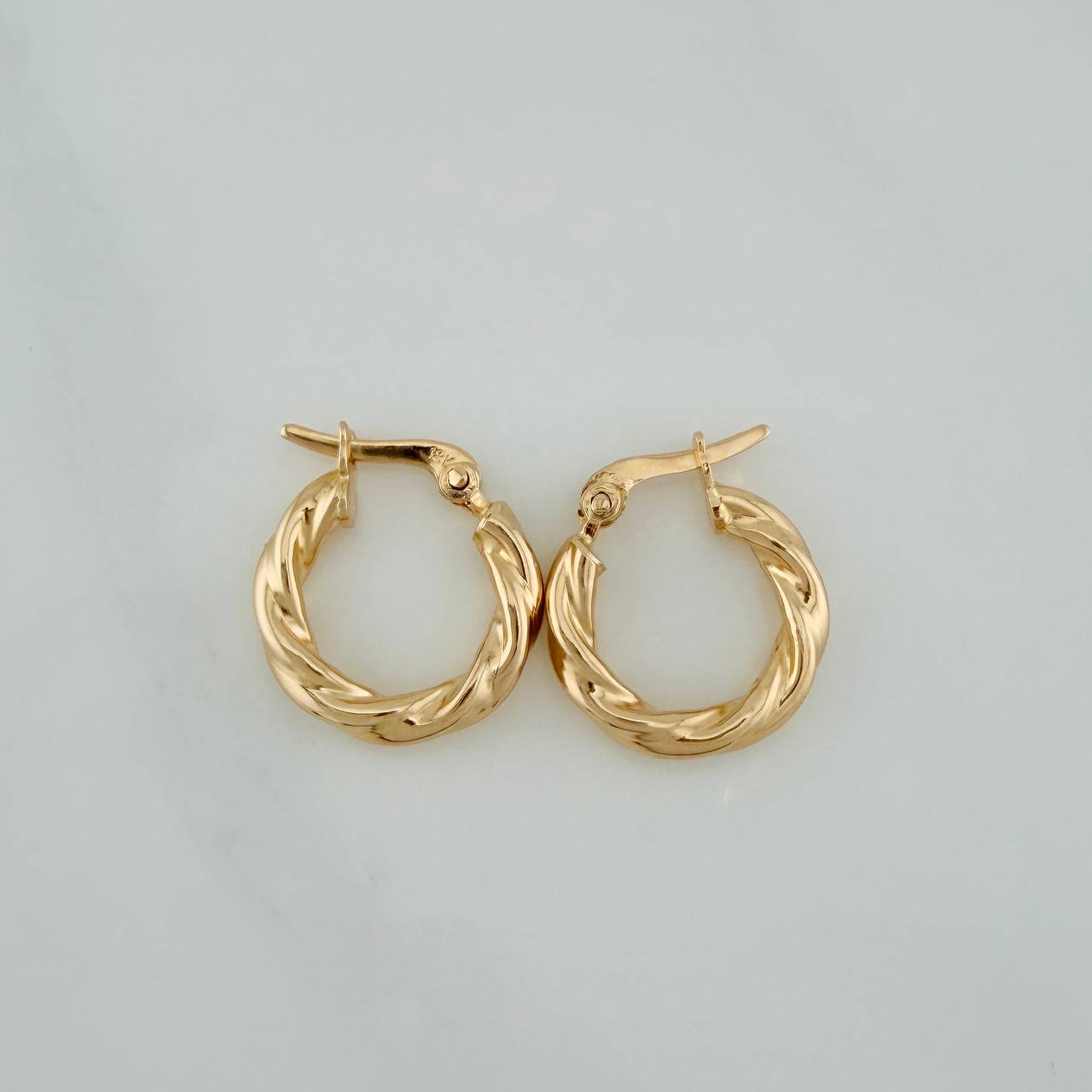 Candongas Fenix 1.2gr / 3/4 in / Oro Amarillo 18K %