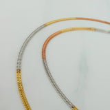 Cadena Sedusa 1.35gr / 16 in / 1.6mm Tres Oros +3 18K &