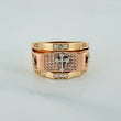 Anillo Cruz Cristos 10.8gr / T11 1/4 / Tres Oros 18K $