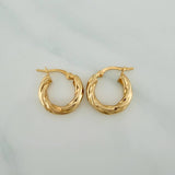 Candongas Anny 1.75gr / 1/2 in / Oro Amarillo 18K $