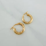 Candongas Anny 1.75gr / 1/2 in / Oro Amarillo 18K $