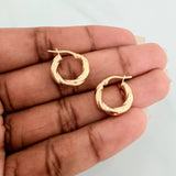 Candongas Anny 1.75gr / 1/2 in / Oro Amarillo 18K $