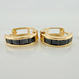 Hoop Earrings Carril 1.7 g / 1/2 in 18K Yellow Gold