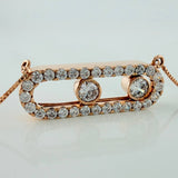 Cadena Veneciana MSK 3.4gr / 18 3/4 in / 0.61mm Oro Rosa +4 18K &