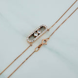 Cadena Veneciana MSK 3.4gr / 18 3/4 in / 0.61mm Oro Rosa +4 18K &