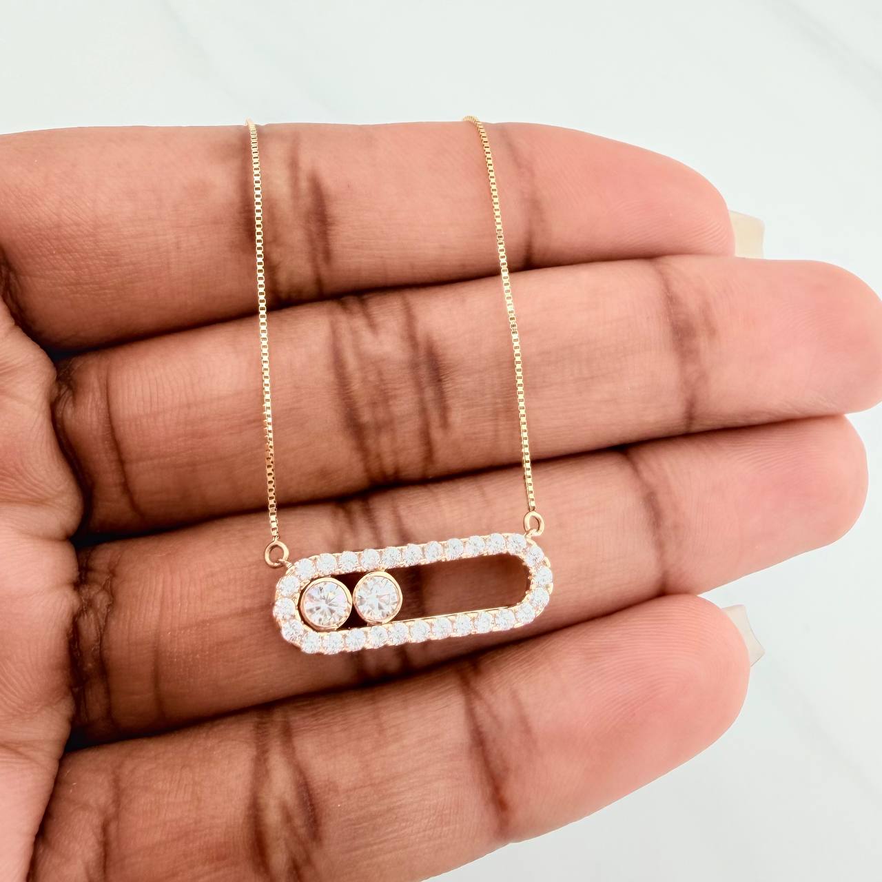 Cadena Veneciana MSK 3.5gr / 18 1/2 in / 0.53mm Oro Amarillo +4 18K %