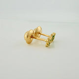 Stud Earrings Mini Clover 0.65 g / in / 3.75 mm Yellow Gold 18K